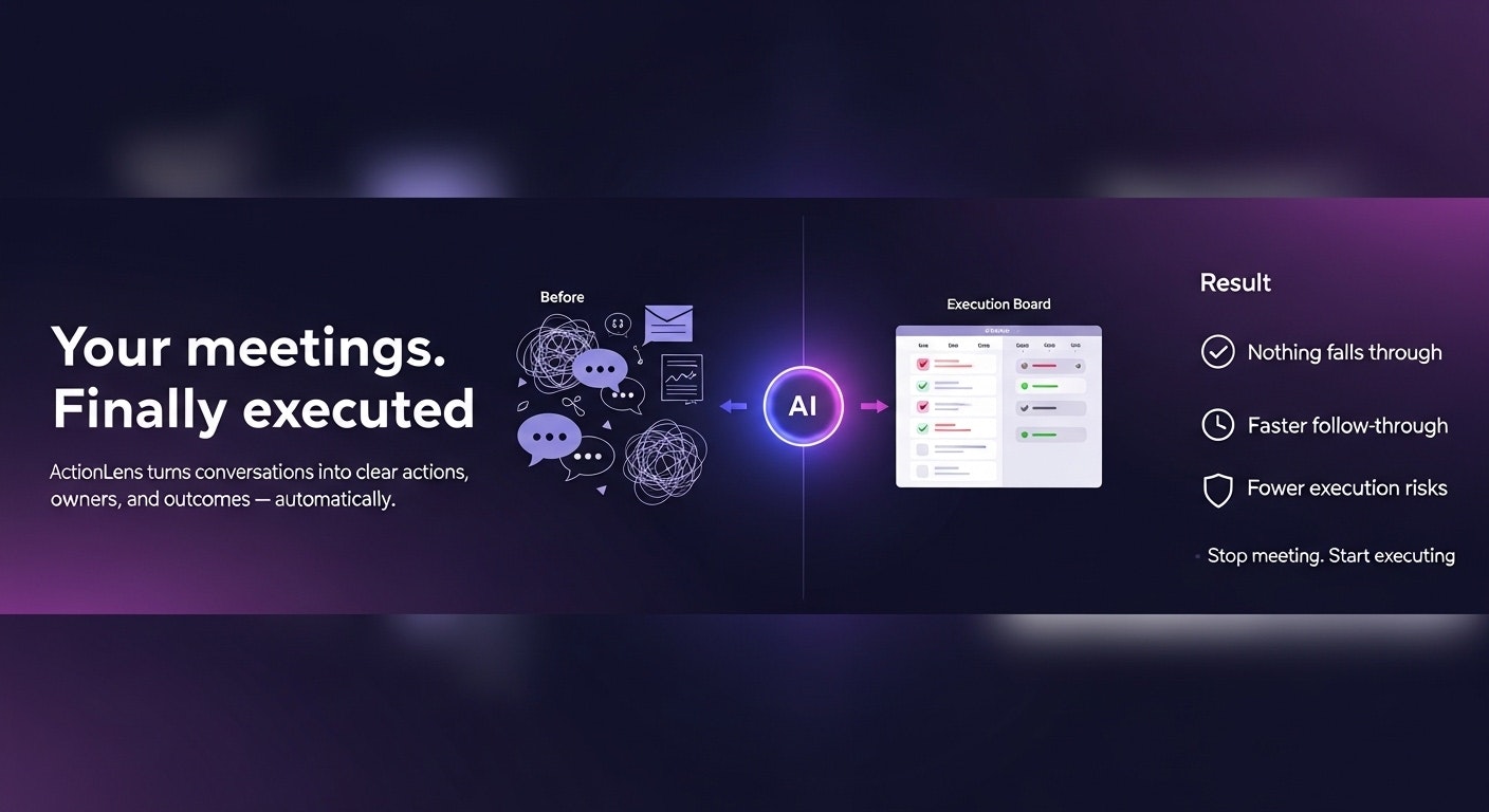 ActionLens AI - Screenshot 2 showing product features and functionality