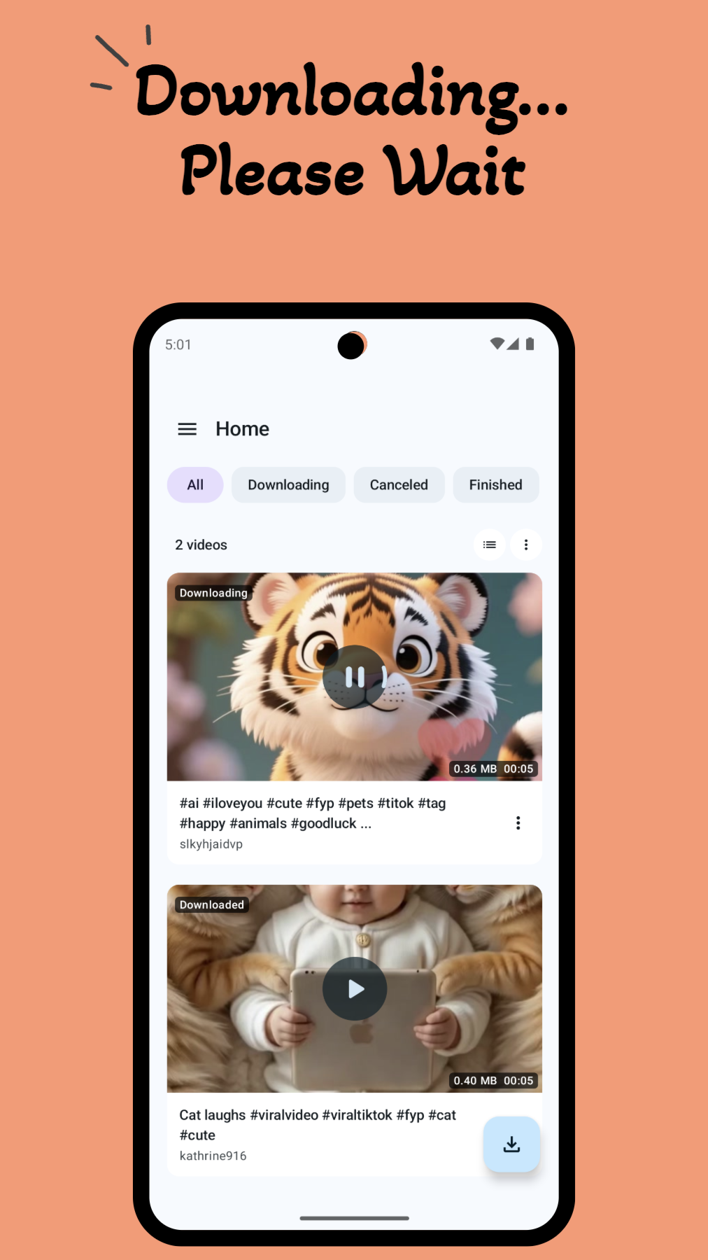 CLIPDOWN - แอพ Video Downloader - ดาวน์โหลดวิดีโอใด ๆ ในการแตะครั้งเดียว - เร็วง่ายและปลอดภัย media 4