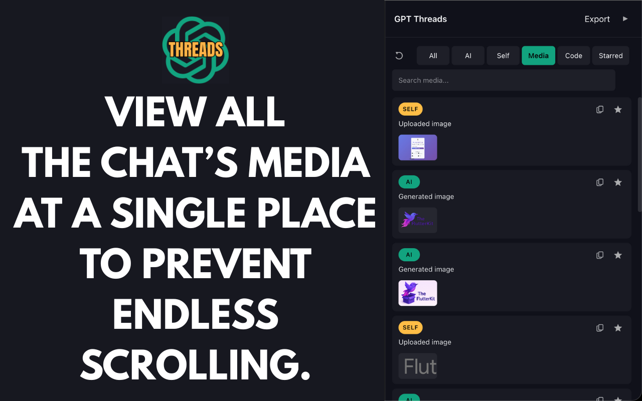 GPT Threads Manager gallery image