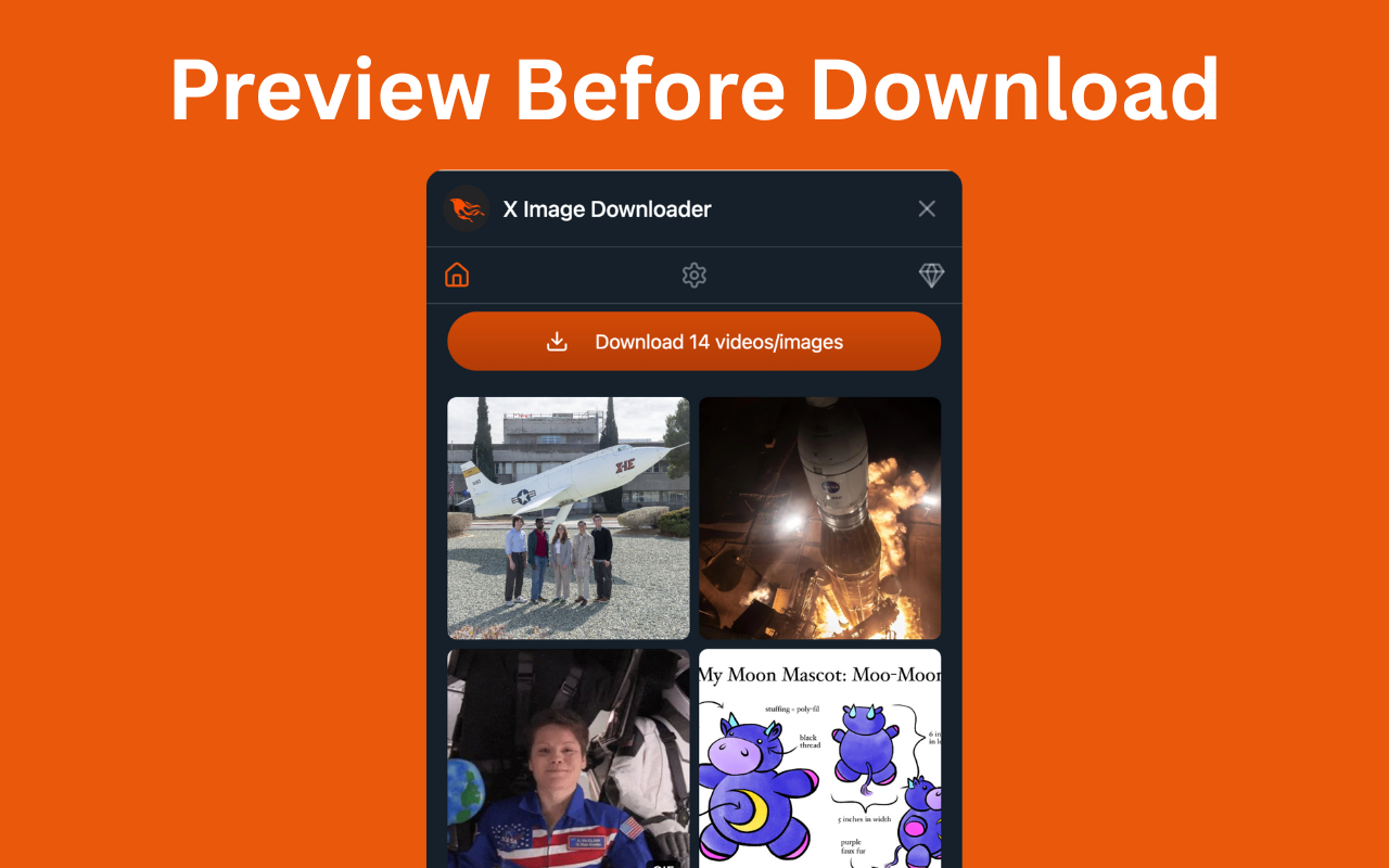 وسائط X / Twitter Image / Video Downloader - قم بتنزيل صور عالية الدقة من Twitter/X 5