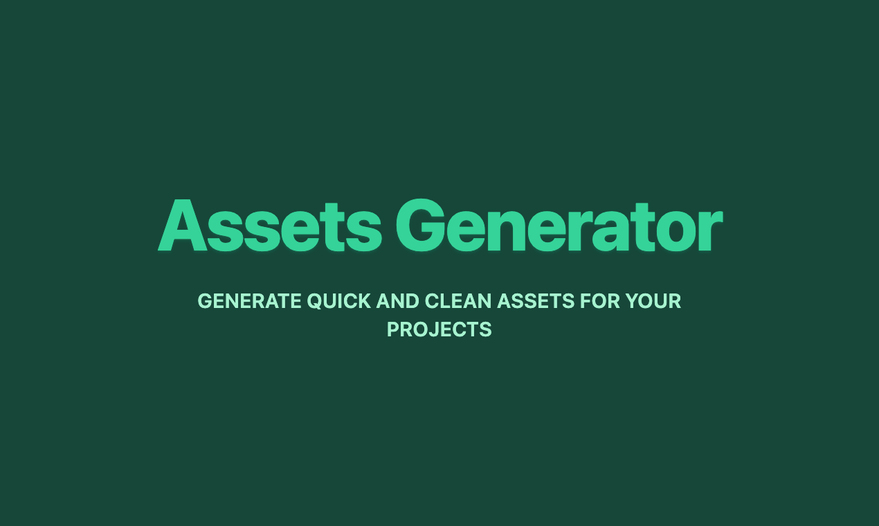 Assets Generator - Create quick & clean brand assets media 2