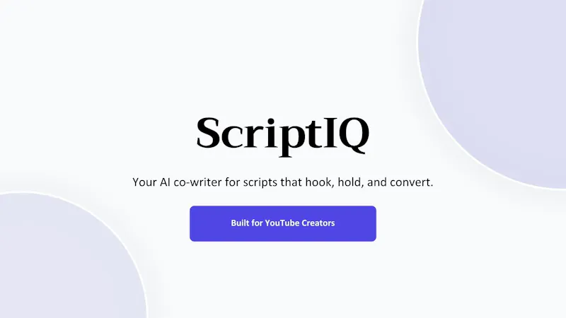 ScriptIQ screenshot 1