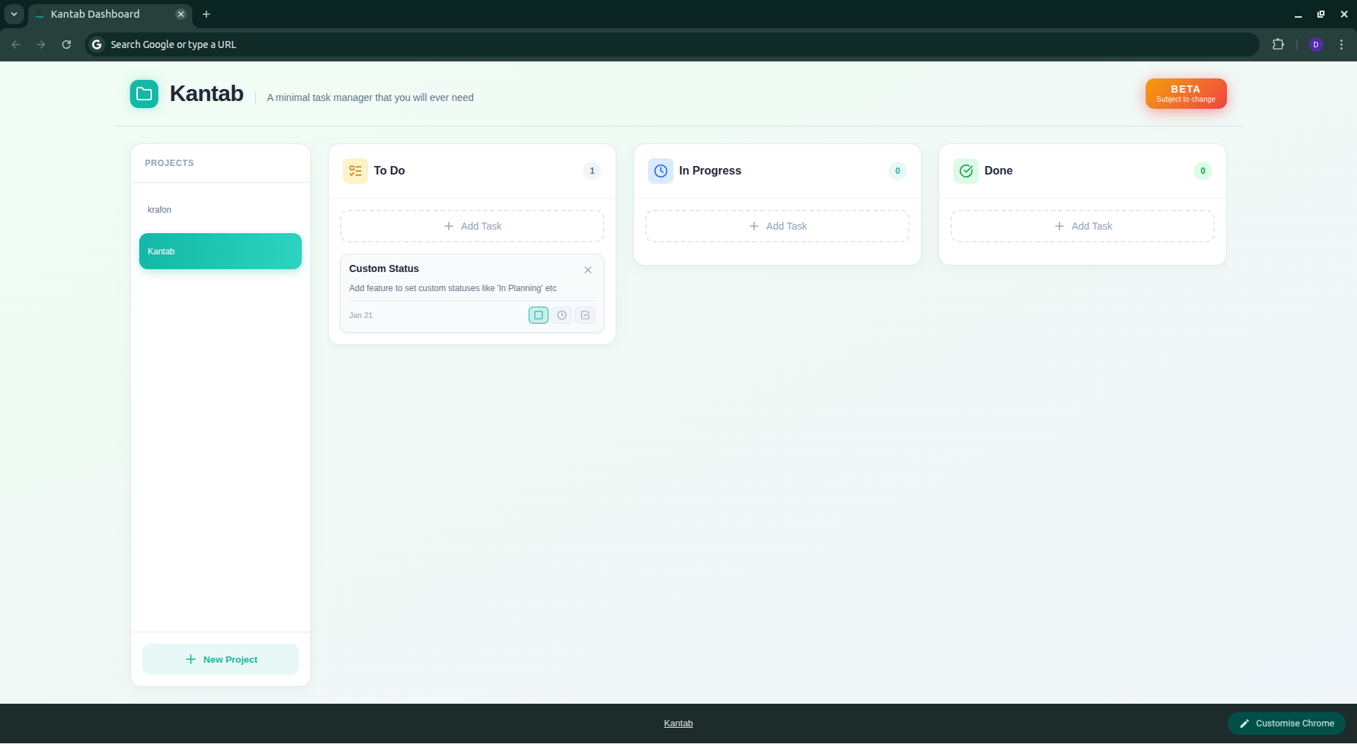 Kantab - Screenshot 2 showing product features and functionality