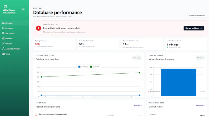 ORM Trace screenshot 2