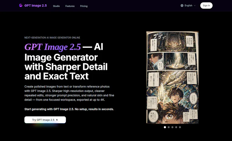 GPT Image 2.5 AI Video Generator screenshot 1