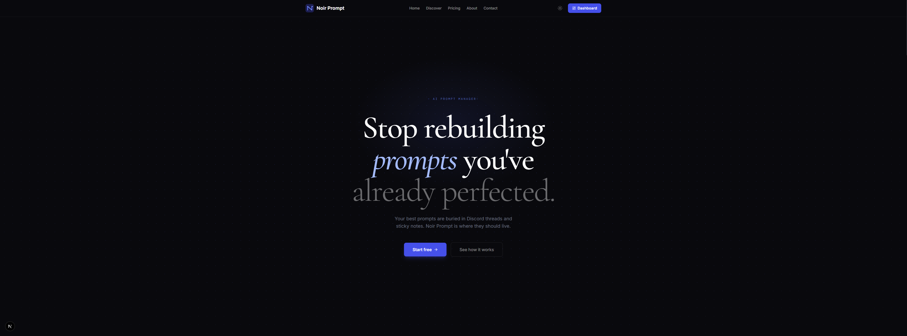 Noir Prompt gallery image