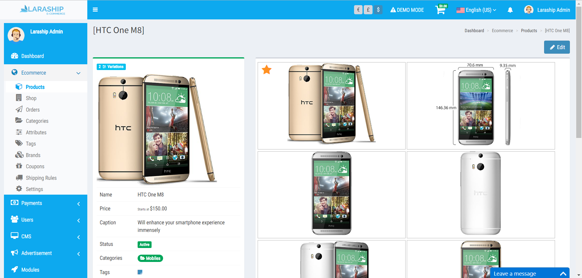 Laraship gallery image