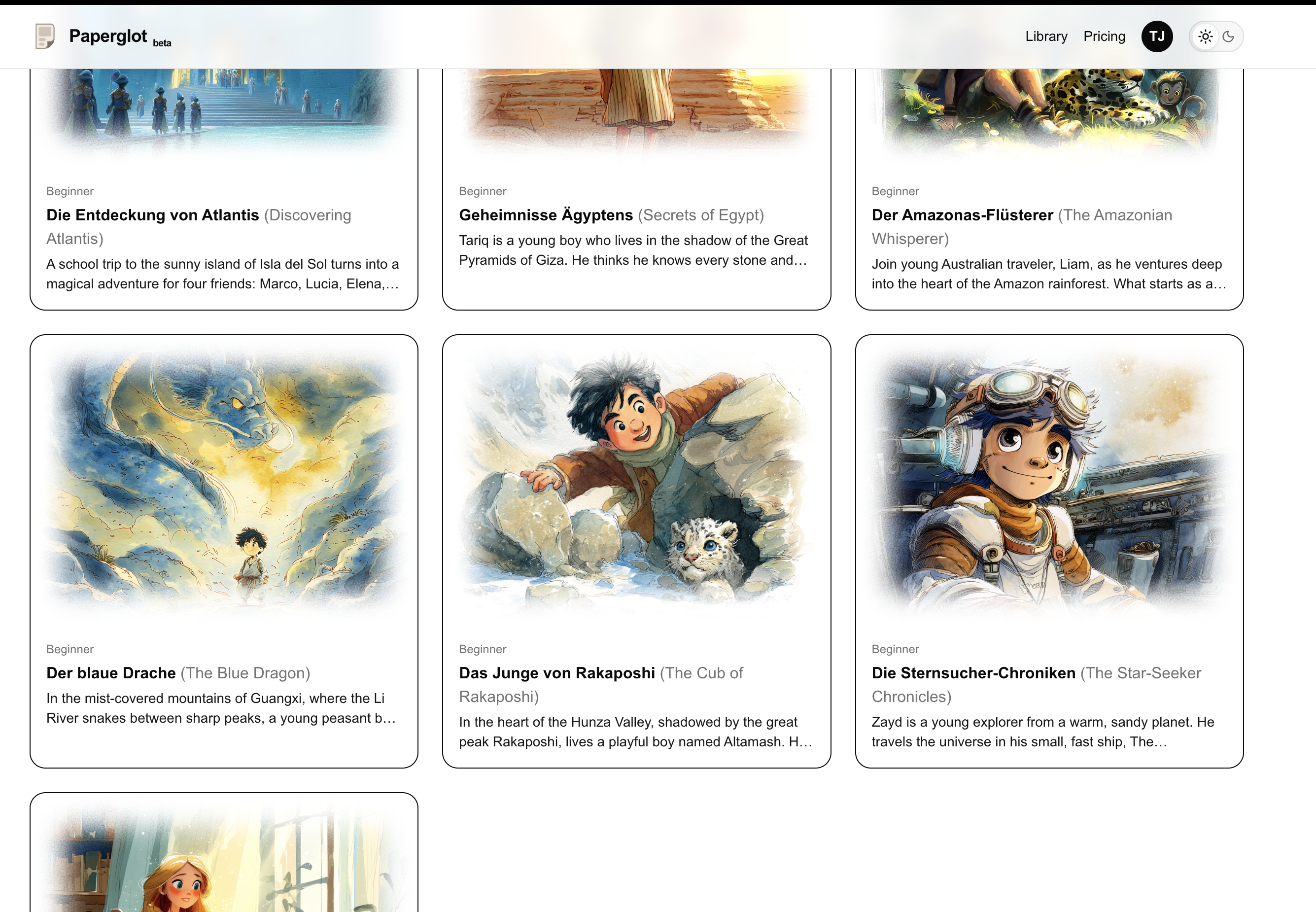 Paperglot Beta gallery image