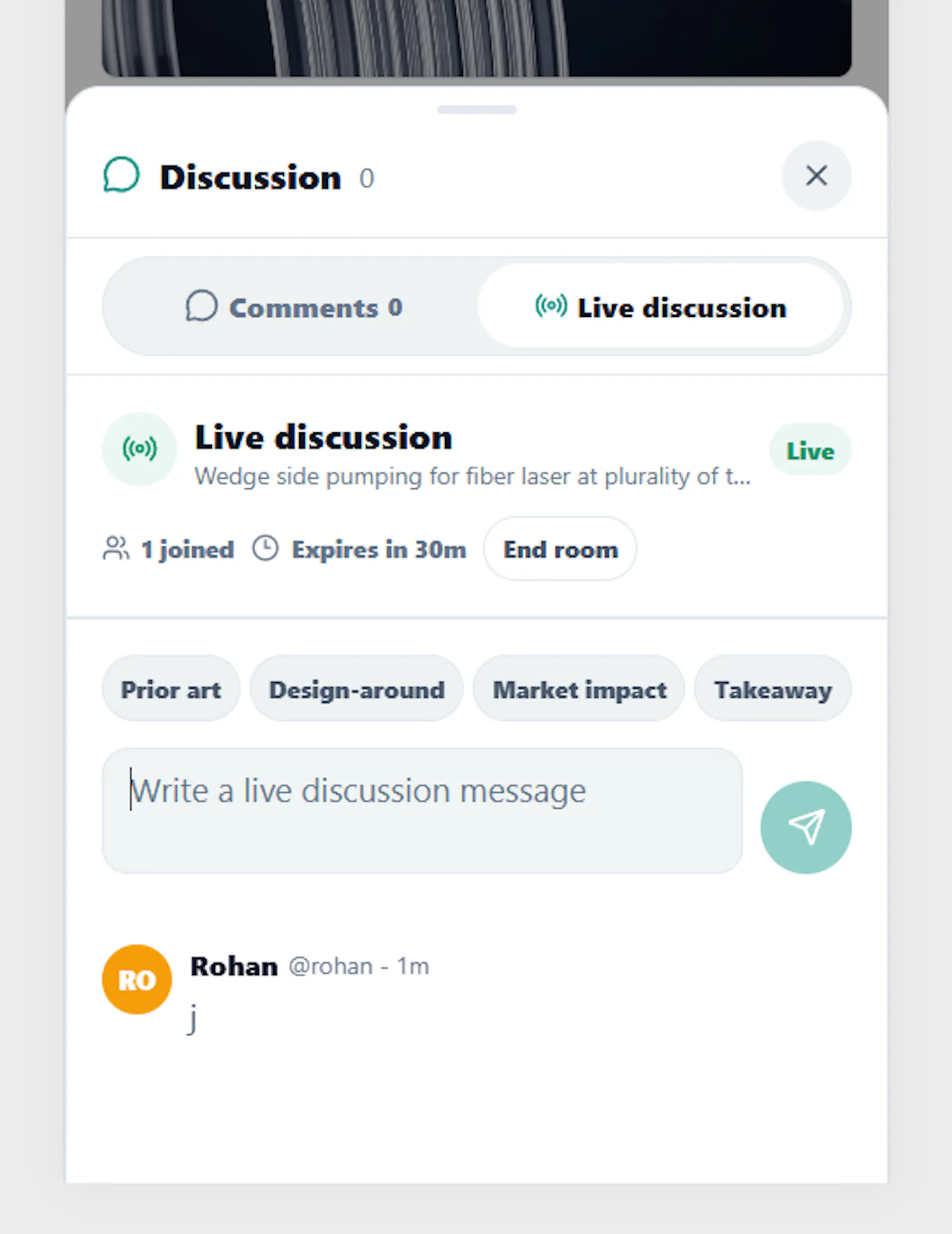 PatentSocial screenshot 2