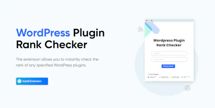 WordPress Plugin Rank Checker gallery image
