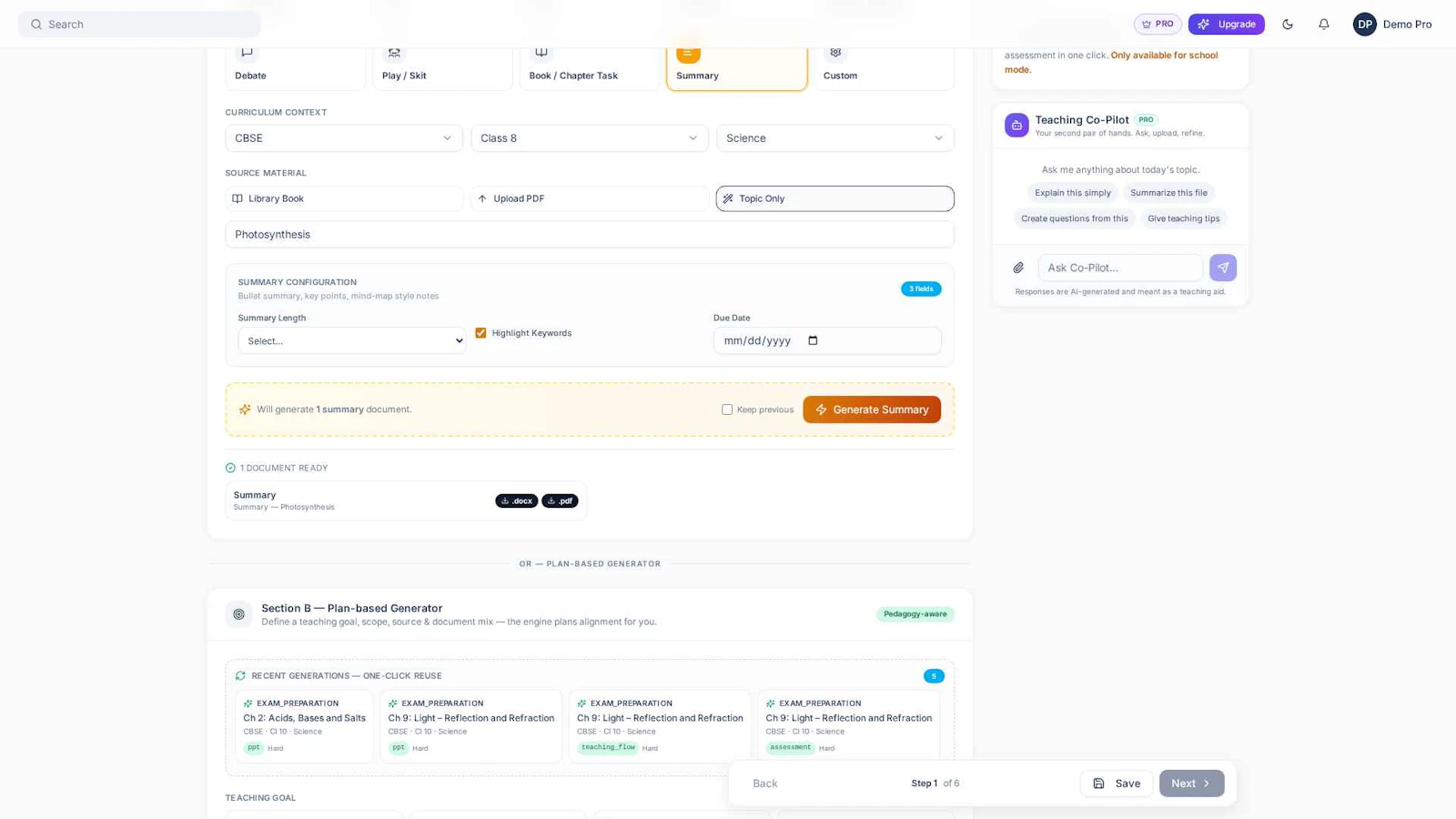 Student Intelligence Platform screenshot 1