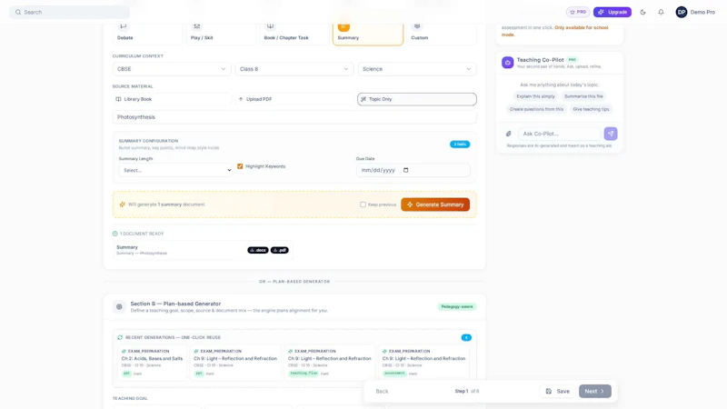 Student Intelligence Platform screenshot 1