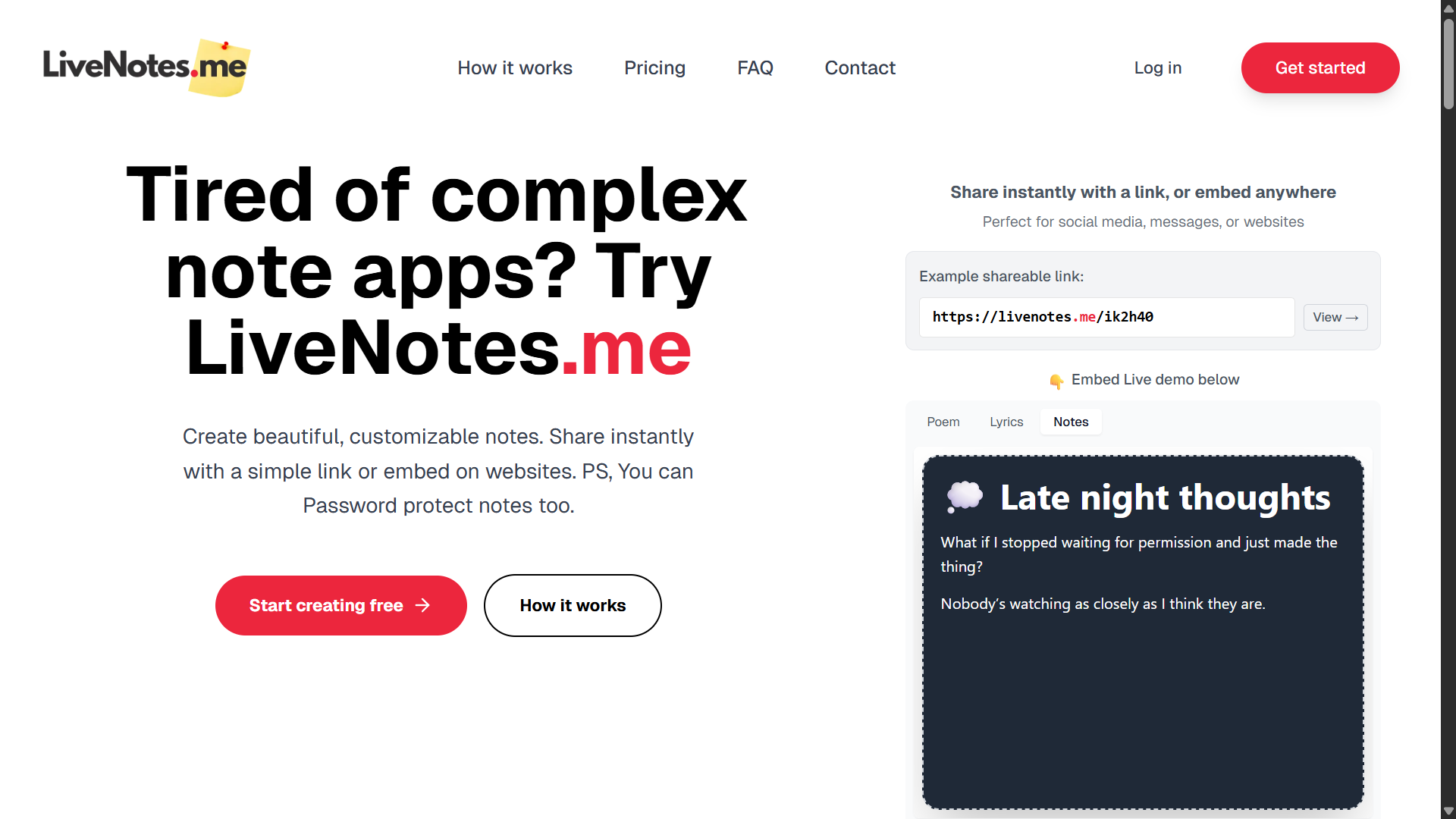 Média LiveNotes.me - Créez, partagez, intégrez vos notes. 4