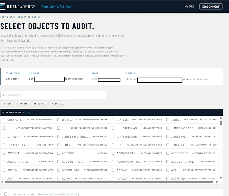 KeelCadence Permission & FLS Audit screenshot 2