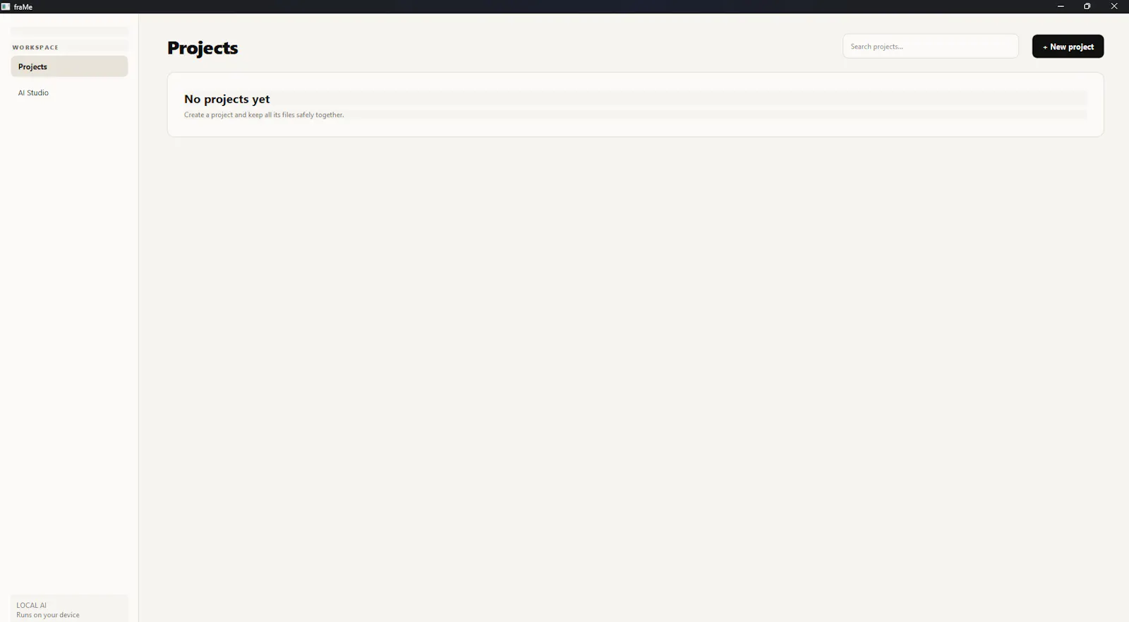 fraMe screenshot 1
