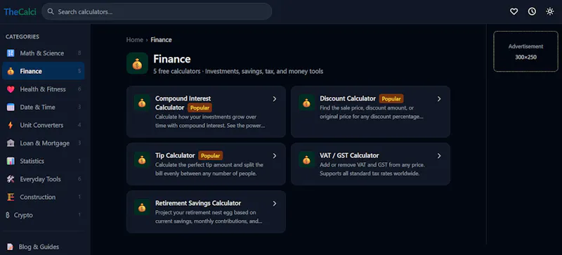 TheCalci. Calculate anything, instantly screenshot 2
