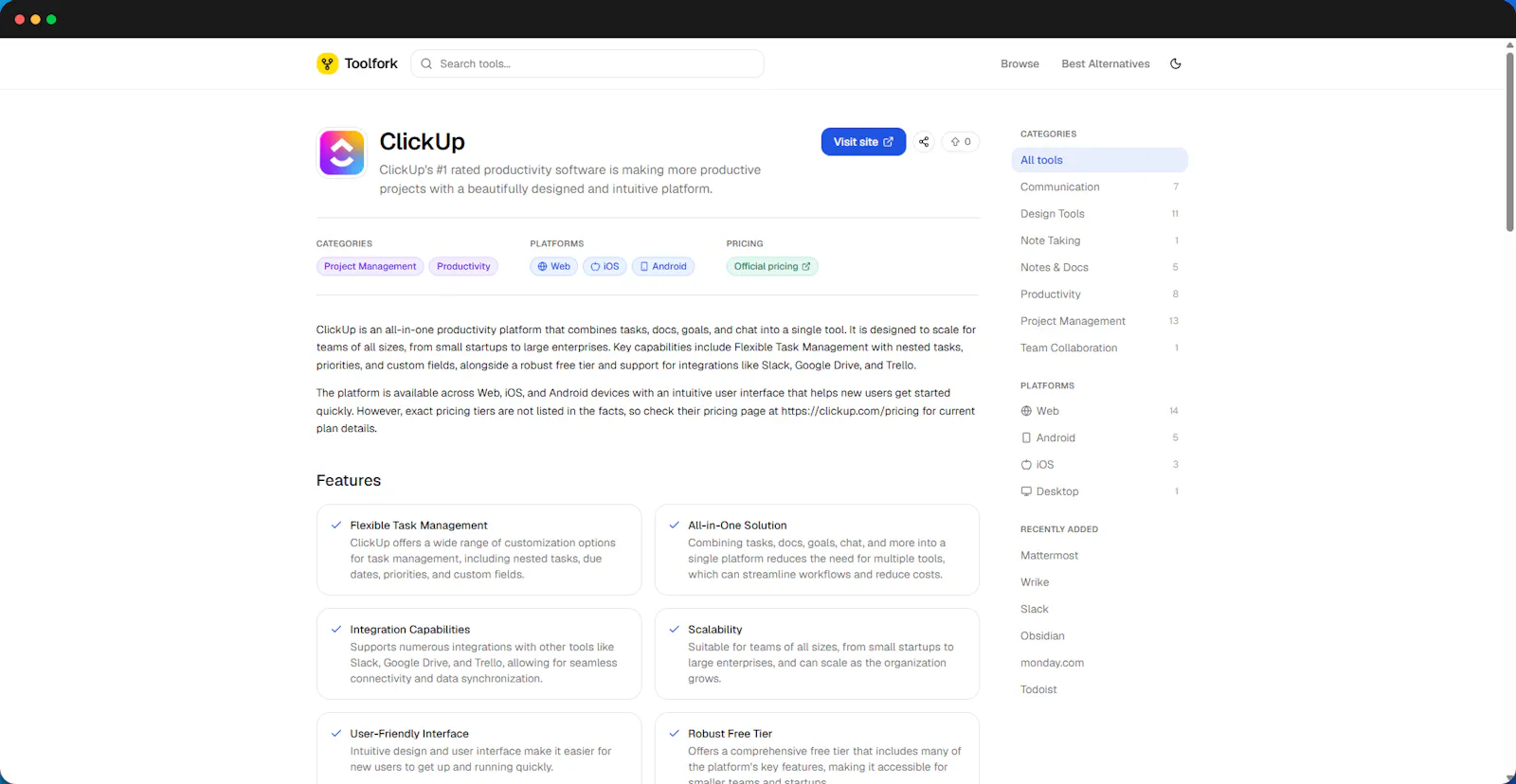 Toolfork screenshot 3