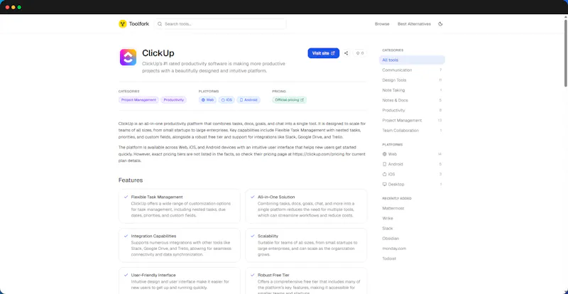 Toolfork screenshot 3