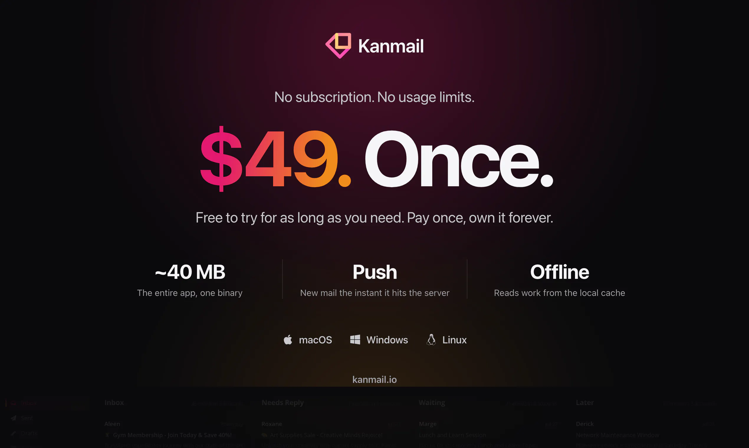 Kanmail gallery image