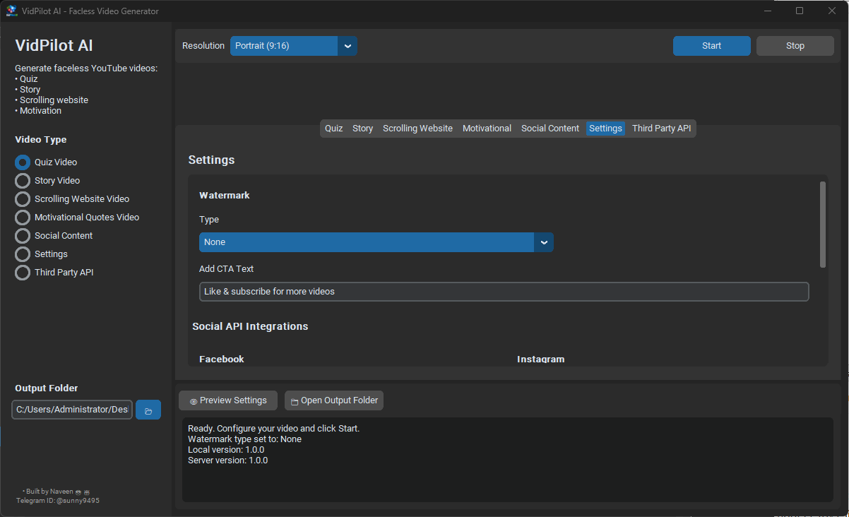 VidPilot AI - Faceless Video Generator - Screenshot 3 showing product features and functionality
