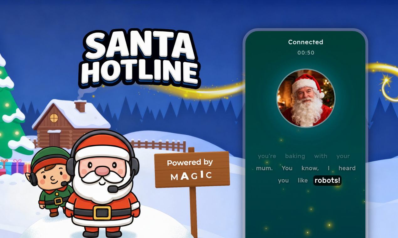 Santa Hotline - Main product screenshot demonstrating key features and user interface