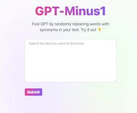 GPT-Minus1 gallery image