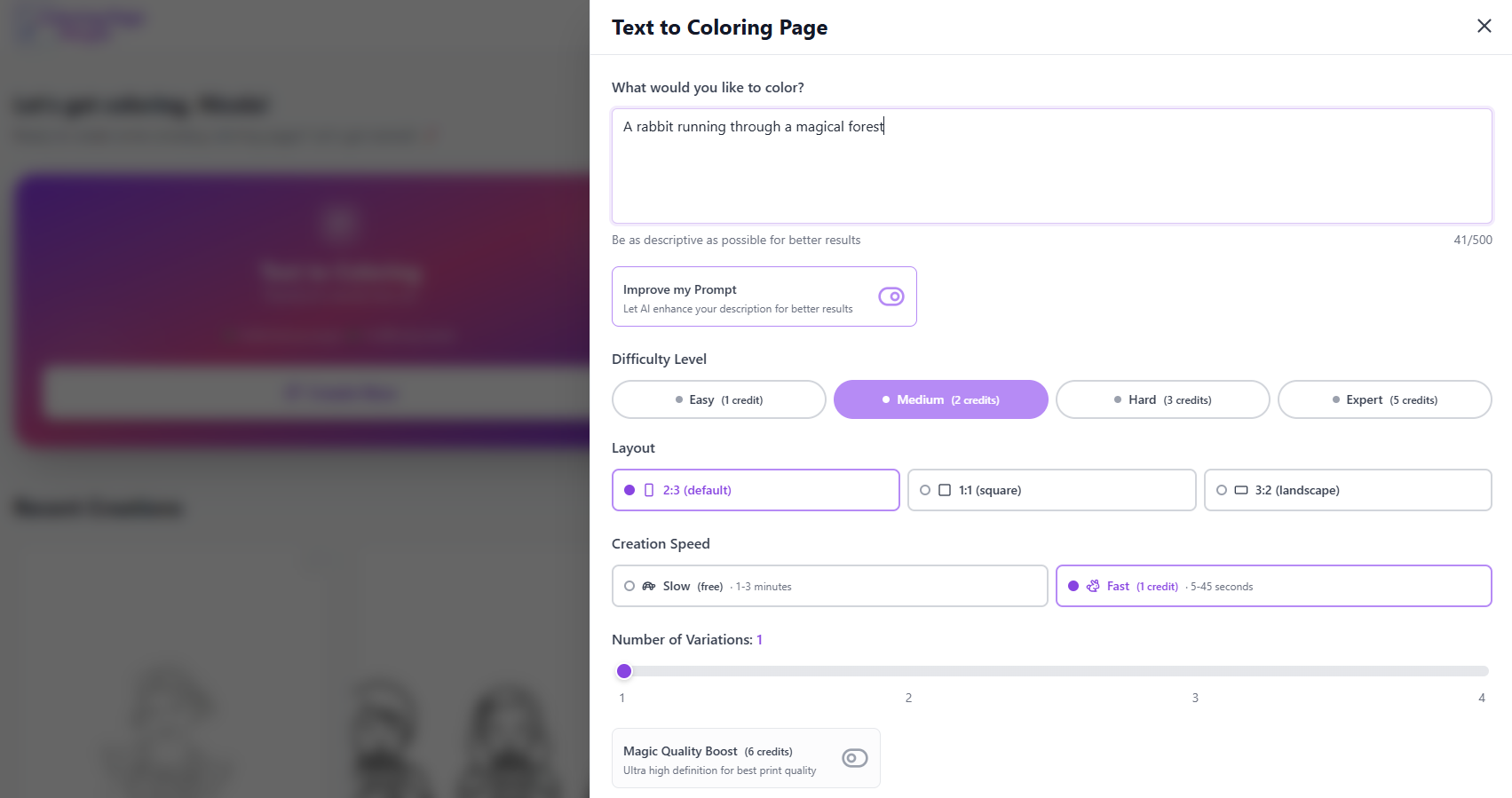 Coloring Page Magic gallery image
