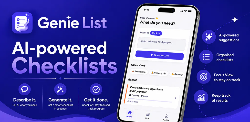 Genie List - AI checklists gallery image