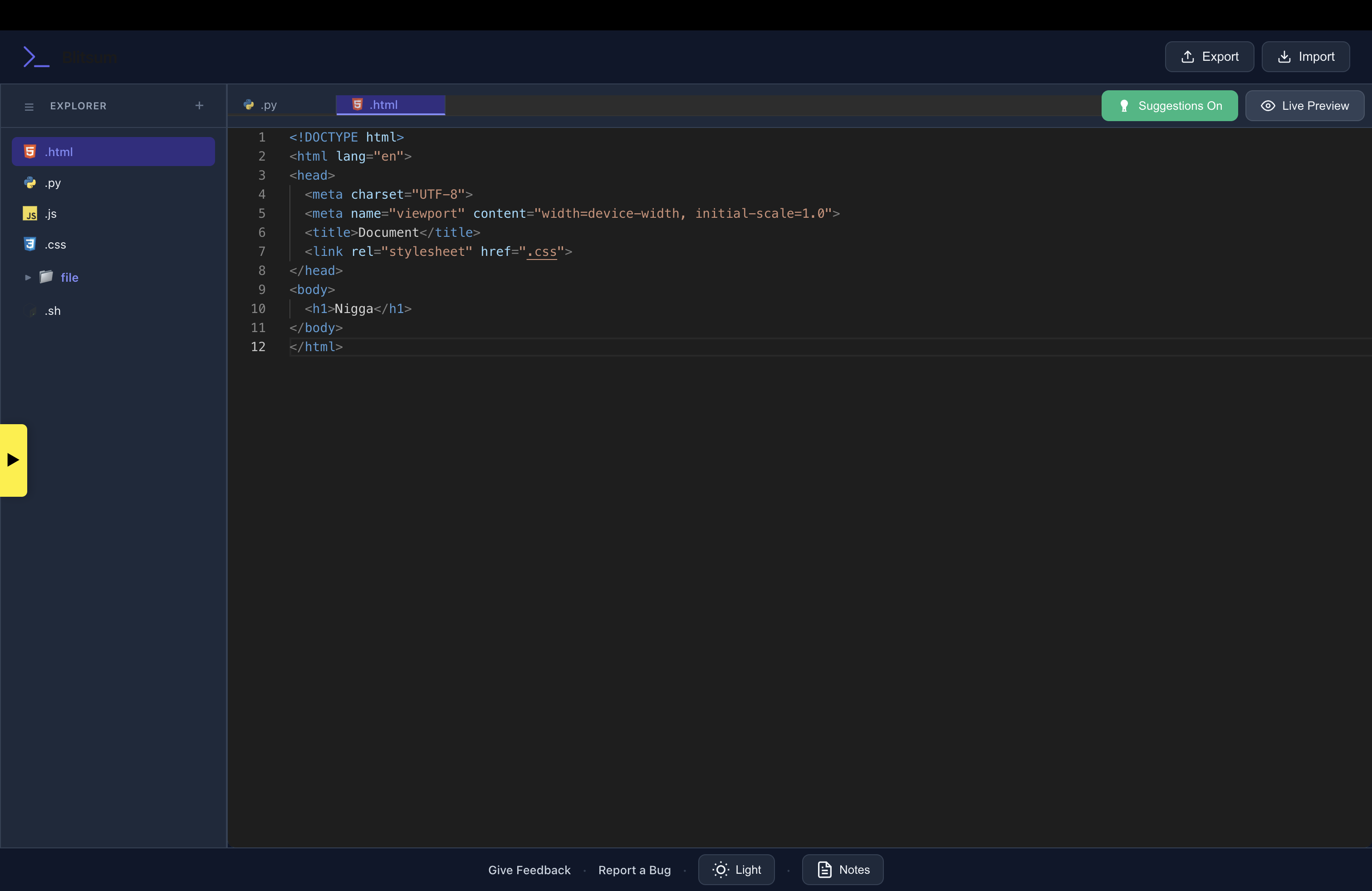 Blitsum gallery image