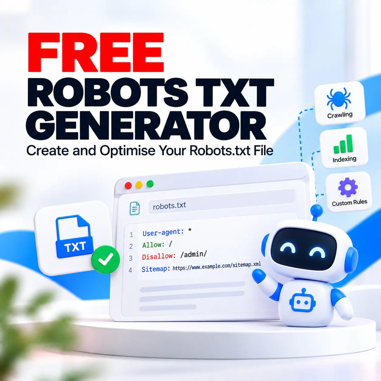 Free Robots.txt Generator Tool for Web