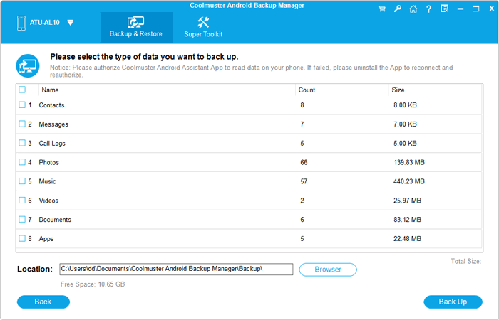 CoolMuster Android Backup Manager media 4