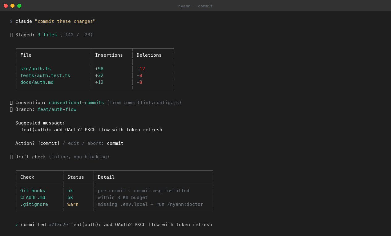  Nyann – Project Governance for Claude gallery image