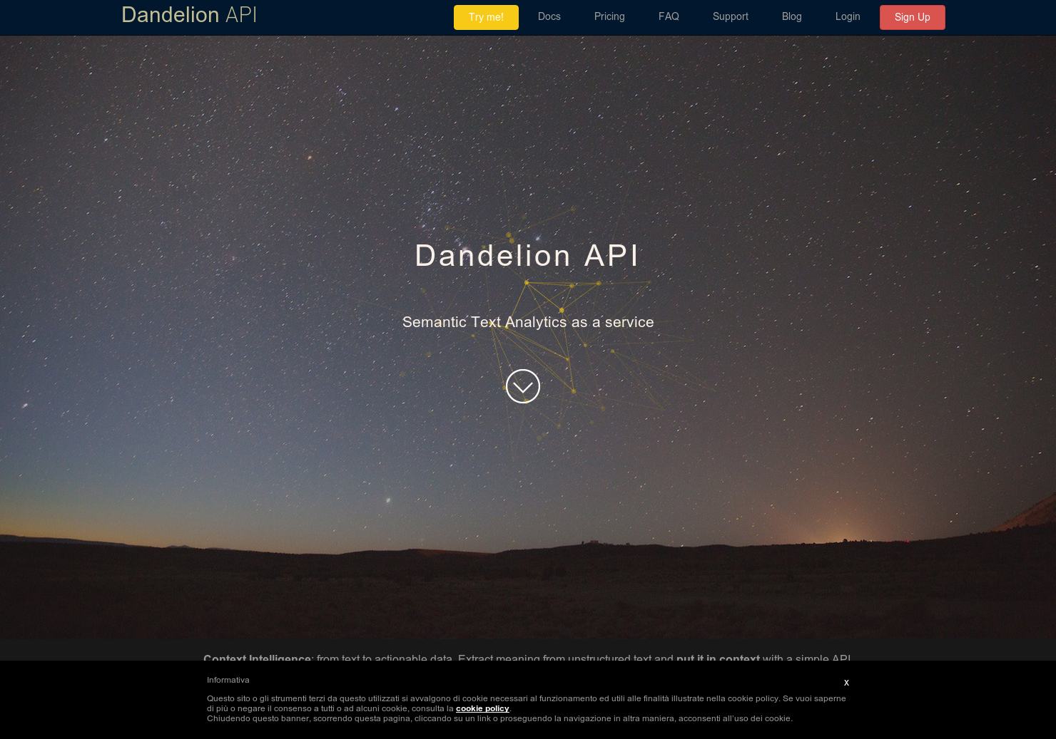 Dandelion API gallery image