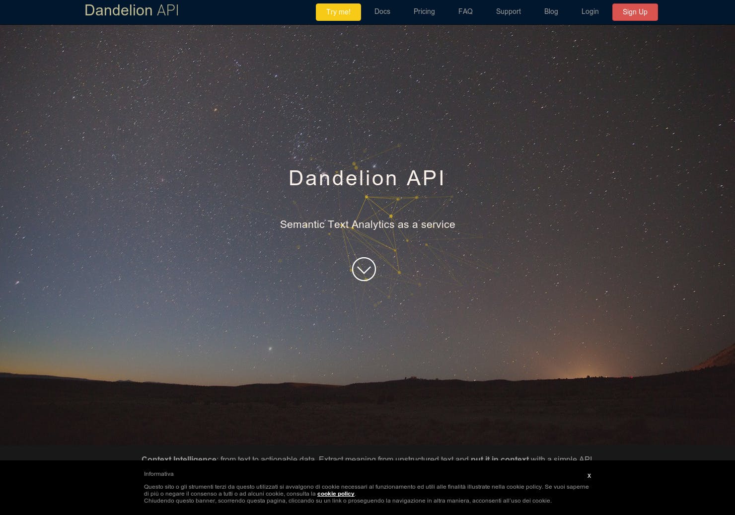 Dandelion API media 1