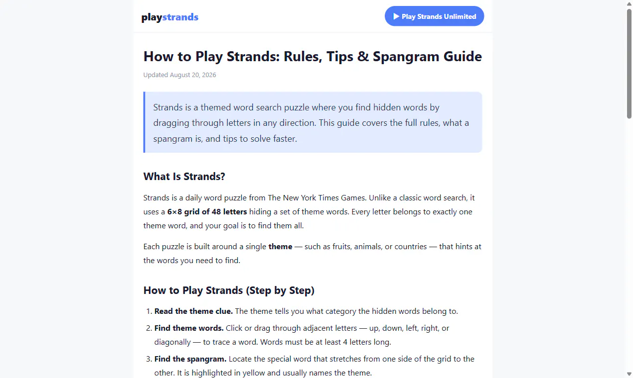 Playstrands gallery image