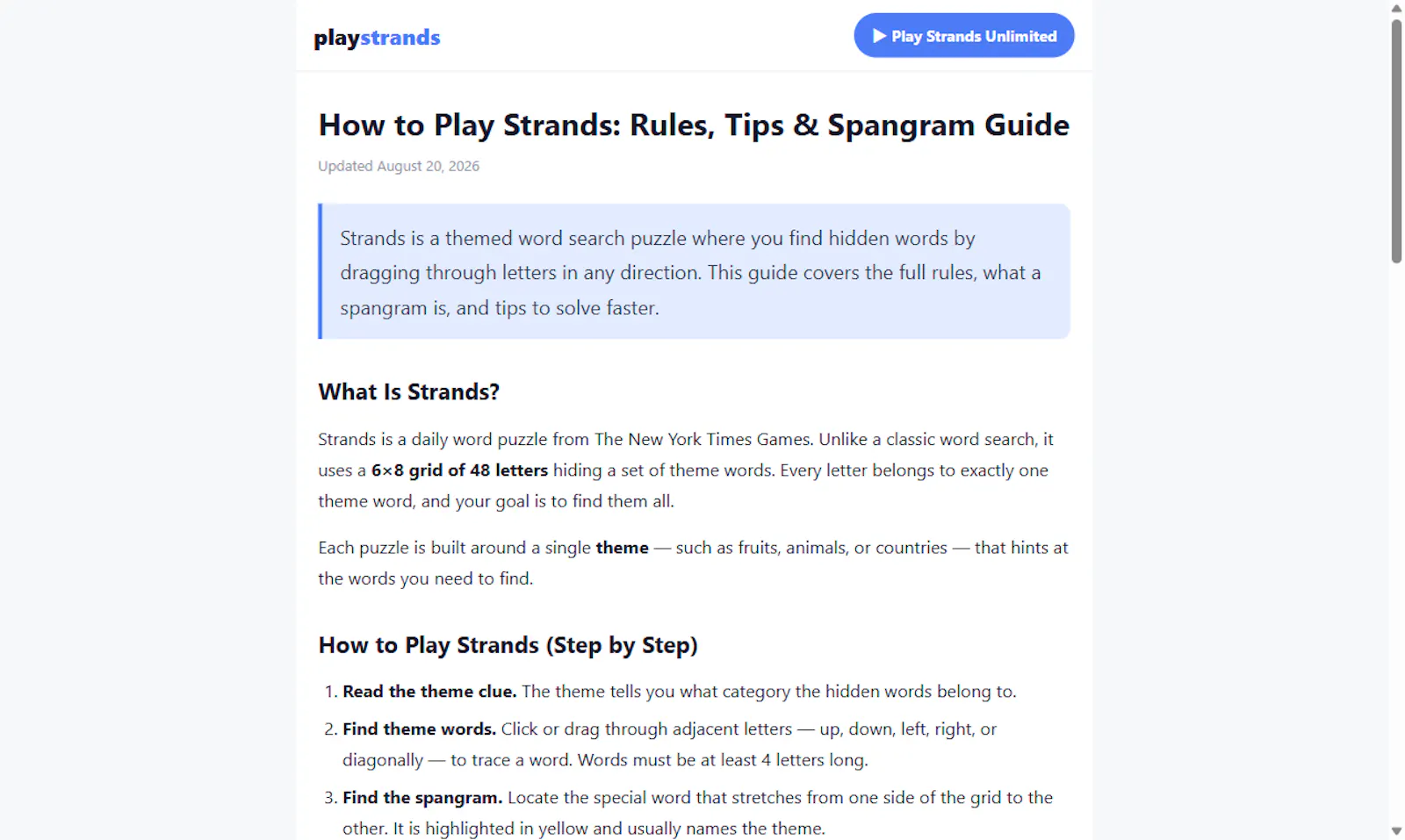 Playstrands screenshot 4