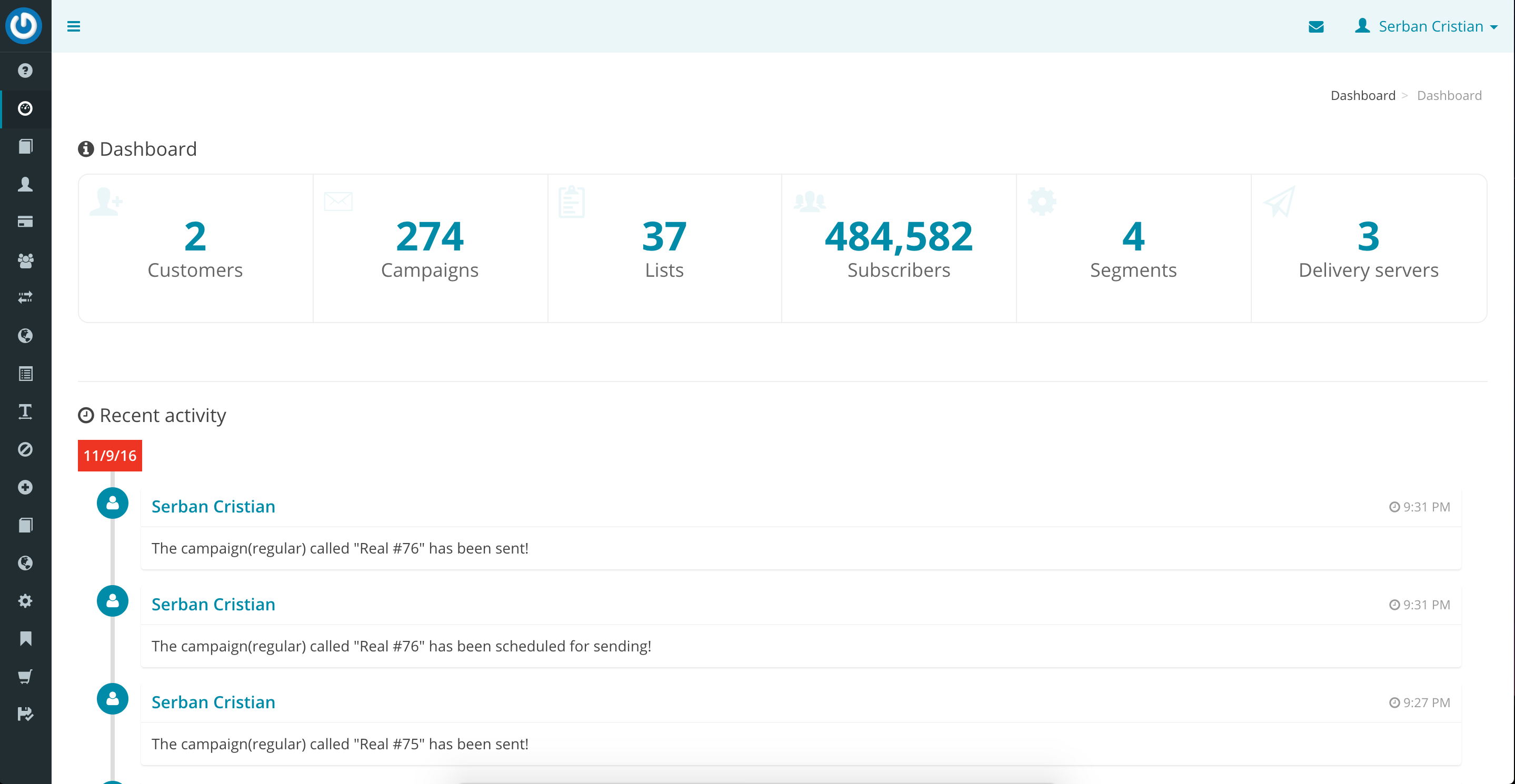 MailWizz gallery image