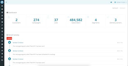 MailWizz gallery image