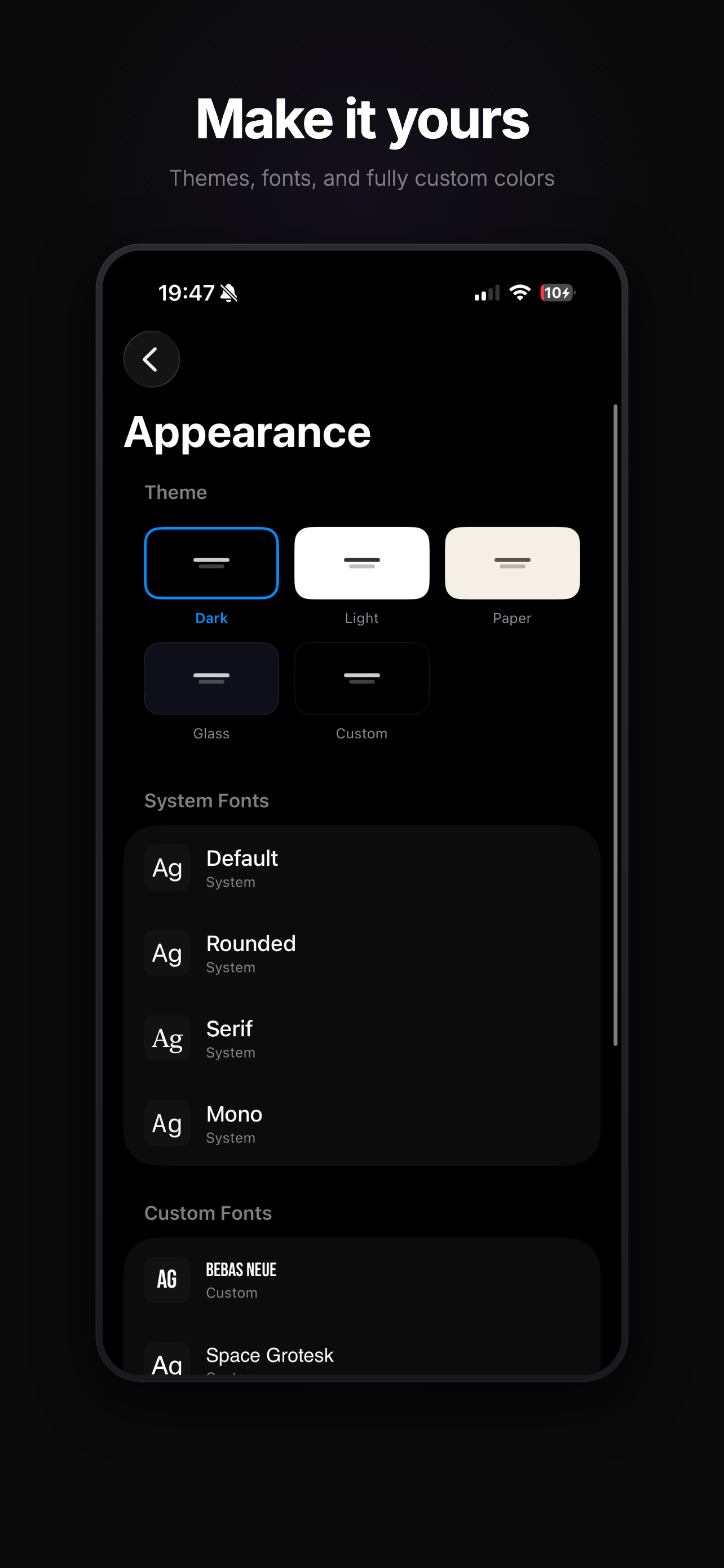 Minifon - Screenshot 4 showing product features and functionality