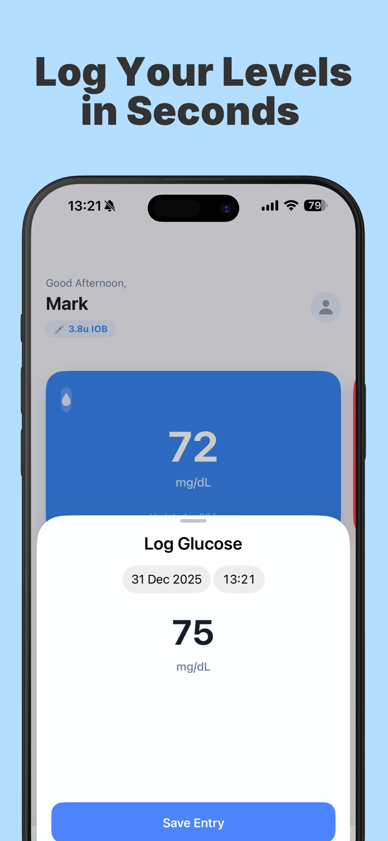 Diabetes Tracker Log - Glyco - Screenshot 3 showing product features and functionality