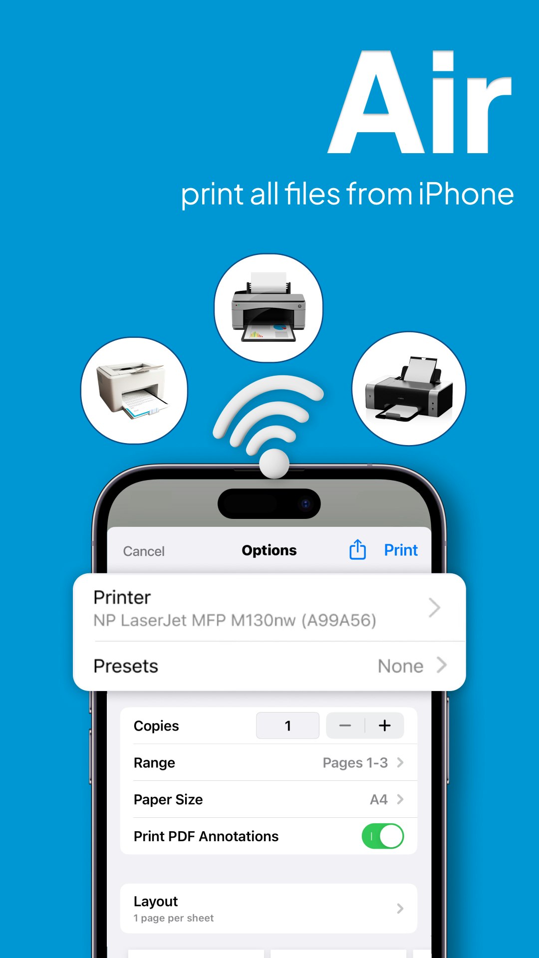 Média Application d'imprimante : imprimer des PDF, des photos - Imprimer, numériser et modifier des documents, des identifiants et des fichiers 3