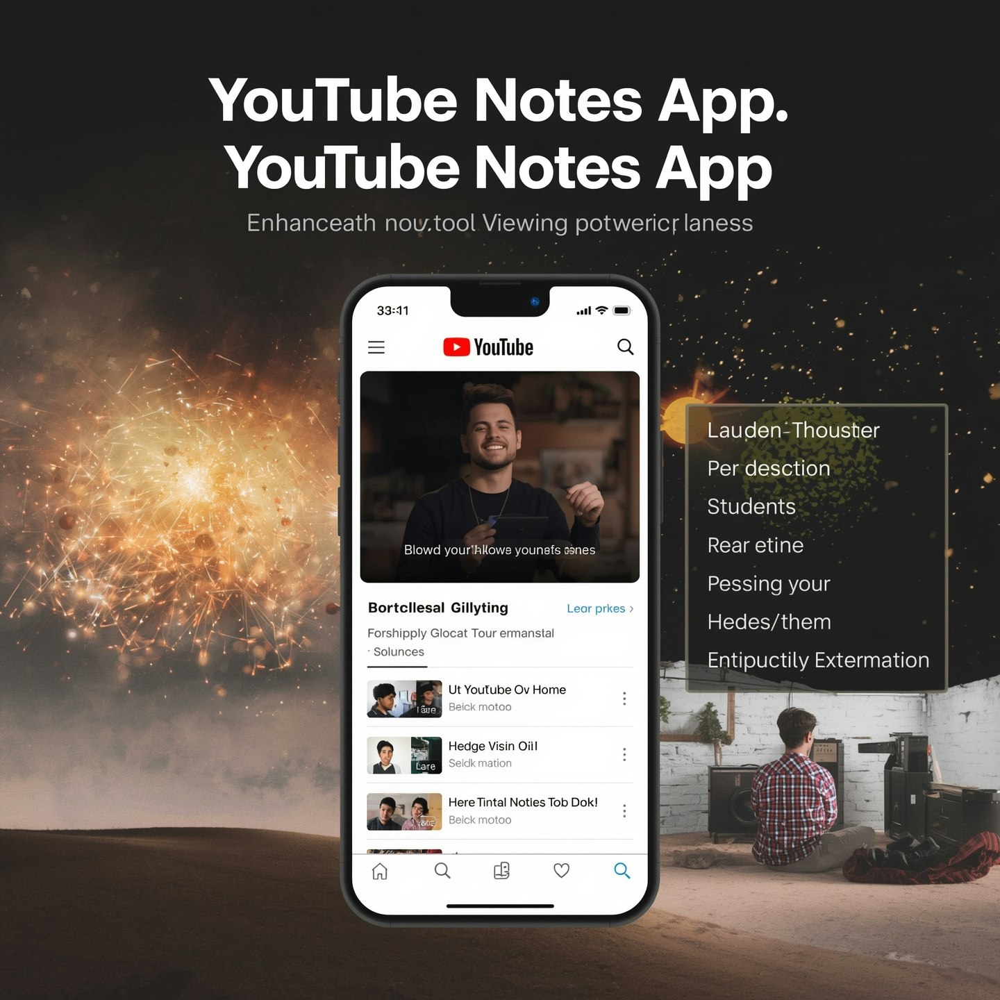 แอป YouTube Notes