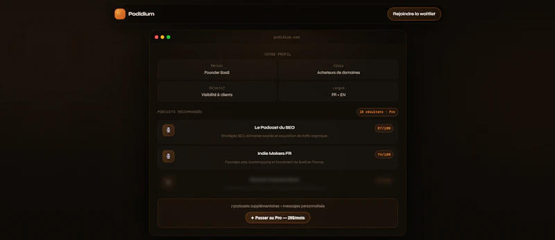 Podidium screenshot 2