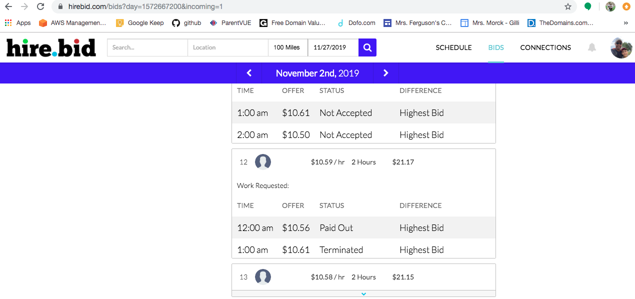 HireBid gallery image