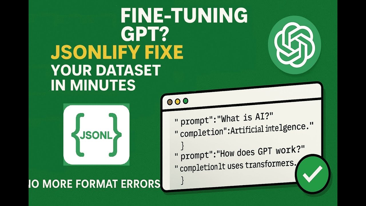 JSONL(JSON Lines) Editor for OpenAI gallery image