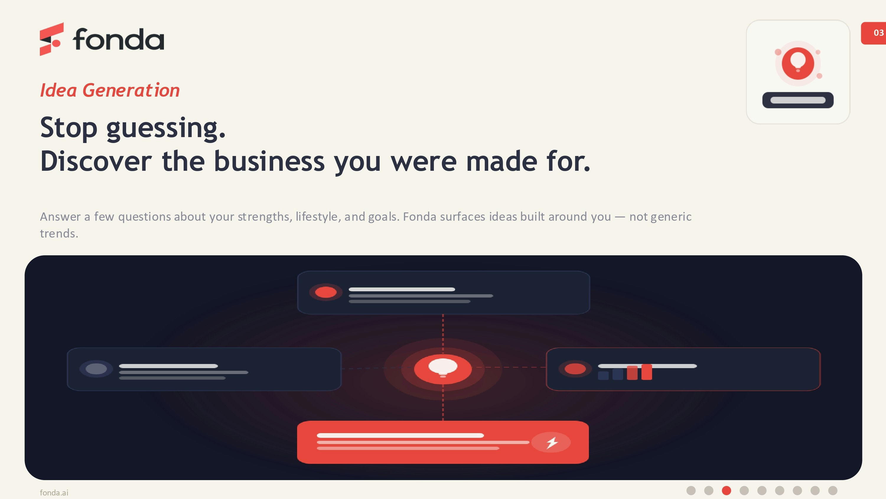 Fonda - Screenshot 3 showing product features and functionality