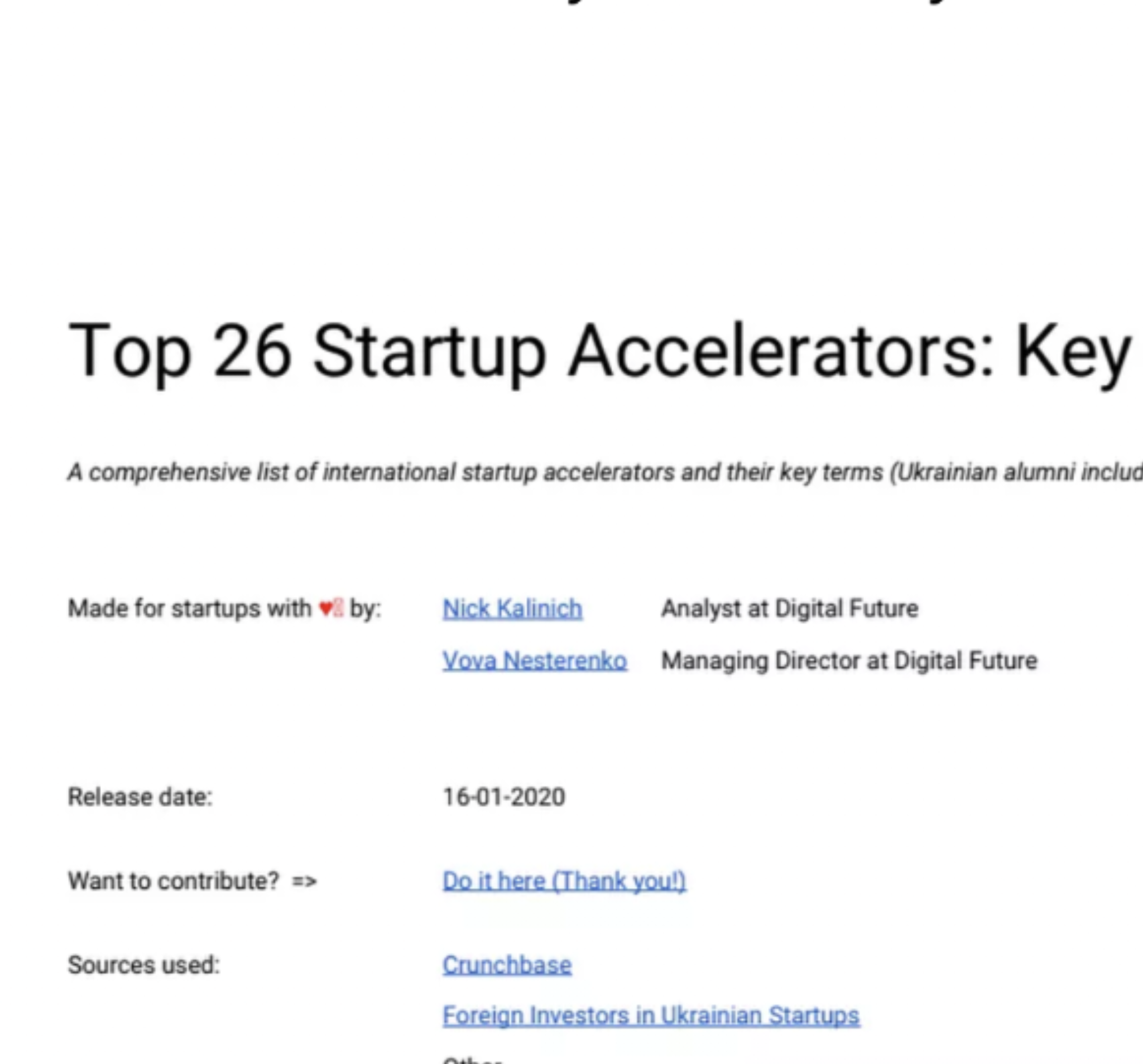 Top Accelerators: Key Info & Terms gallery image