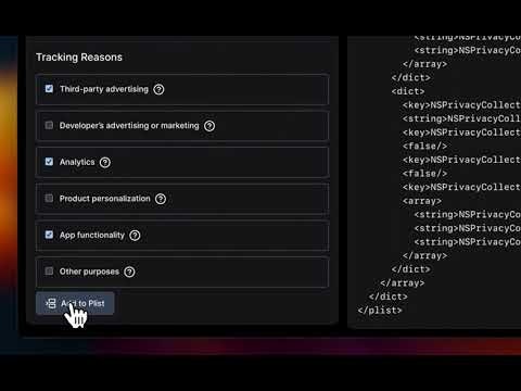 Online Privacy Manifest Generator gallery image