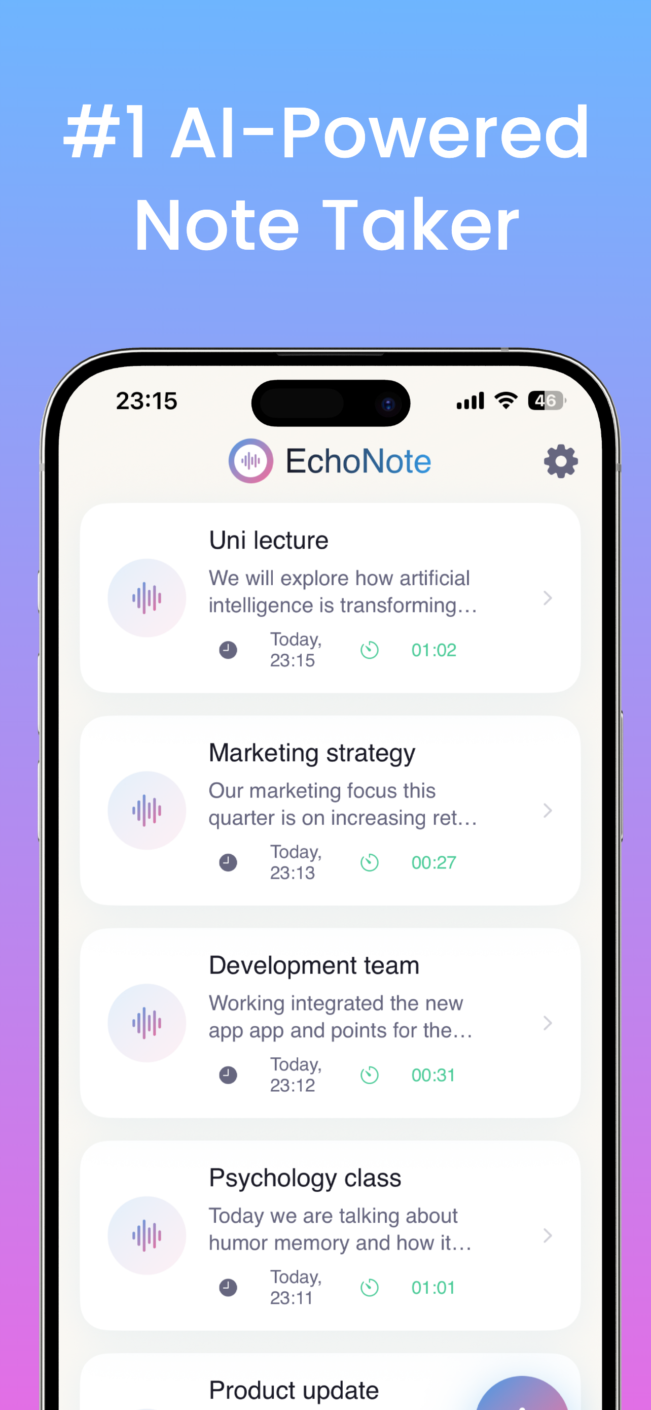 EchoNote: AI Note Taker gallery image