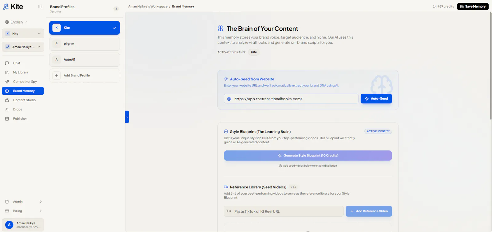 Kite AI Content OS screenshot 5